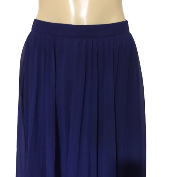 OSOS Size 6 Ladies Blue Pleated Skirt - Picture 10 of 10